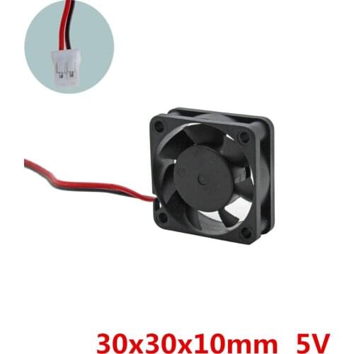 3pcs/lot 30x30x10mm 3010 mini fan DC 5V Brushless Cooling Fan cooler for Electronic 3D printer heat dissipation