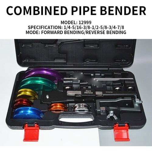 Combination Pipe Bender Tools 12999 Manual Copper Pipe Processing Maintenance Equipment Bending Machine