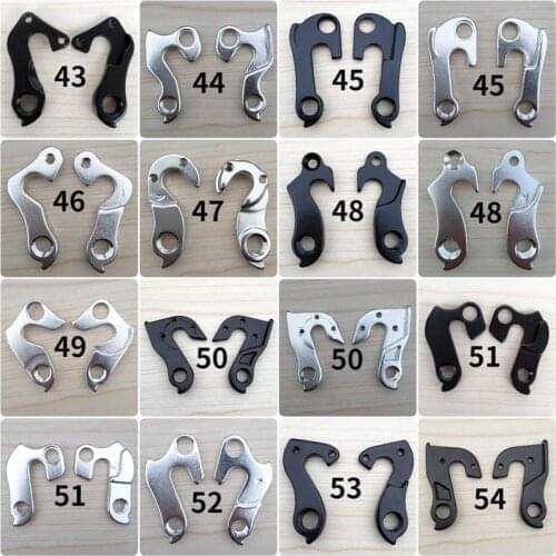 2PCS Bicycle rear Derailleur Gear Hanger Mech Dropout Fit For Jamis Frame Specialized Cube Felt Canyon GT Number 44-54
