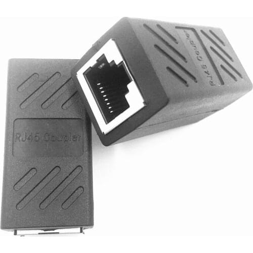 BTBcoin RJ45 Connector Cat7/6/5e Ethernet Adapter 8P8C Network Extender Extension Cable for Ethernet Cable Female to Female Port