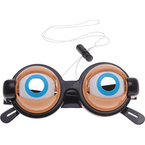 Crazy Eyes Creative Kids Party Favor Funny Pranks Glasses Novelty Glasses Toys Party Accessories Children Birthday Gifts