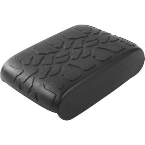 Car Center Console Cover Rubber Armrest Pad Cover for Jeep Wrangler JK 2007 2008 2009 2010 Interior Accessories