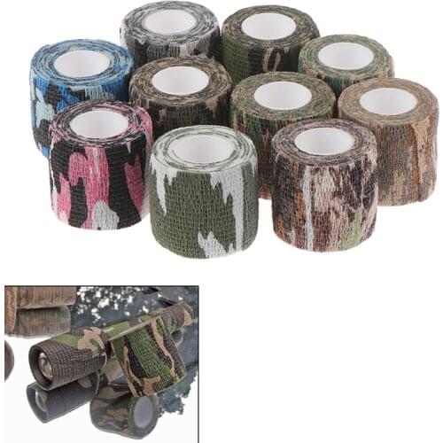 5cmx4.5m Army Camo Outdoor Hunting Shooting Blind Wrap Camouflage Stealth Tape Waterproof Wrap Durable HOT