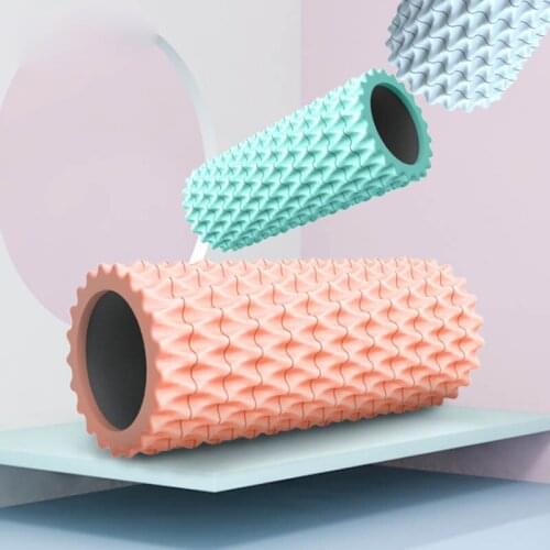 Foam shaft stovepipe muscle relaxation yoga column mace massage stick fitness roller fascia Langya stick foam roller