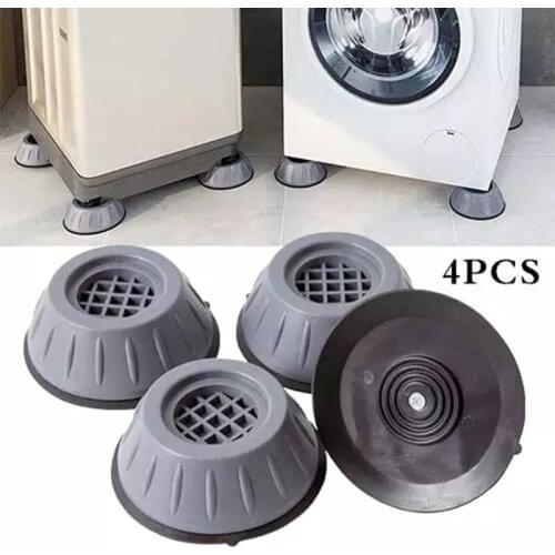 4pcs/set Anti-slip And Noise-reducing Washing Machine Feet Non-slip Mats Refrigerator Anti-vibration Pad Kitchen Bathroom Mat