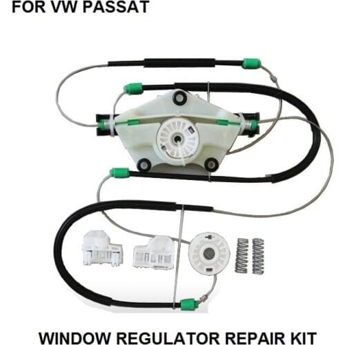 FOR VW PASSAT WINDOW REGULATOR REPAIR CLIP KIT FRONT RIGHT SIDE NEW SET 1996-2005