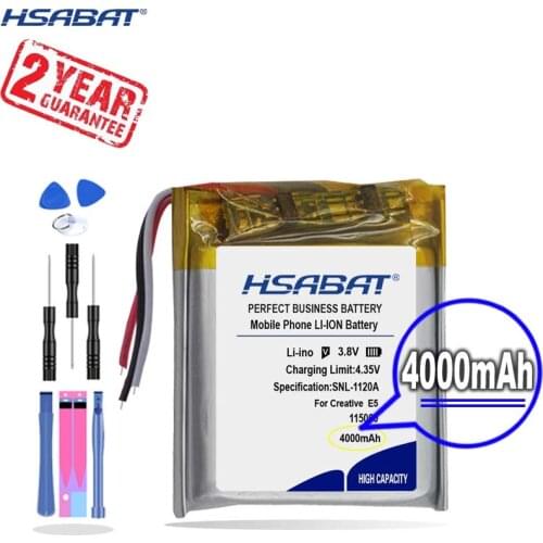 New Arrival [ HSABAT ] 4000mAh Replacement Battery for Creative Sound Blaster E5