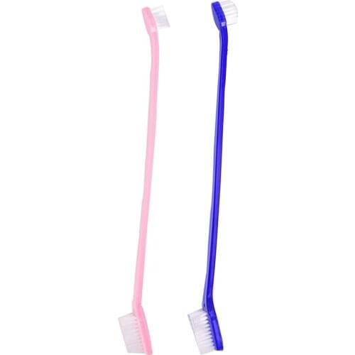 Super Soft Pet Finger Toothbrush Teddy Dog Brush Bad Breath Tartar Teeth Tool Dog Cat Cleaning Supplies