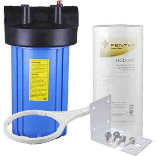 Coronwater 10" Heavy Duty Blue Sediment Prefilter Kits 50 micron to 5 micron for Water Filter and Water Purifier