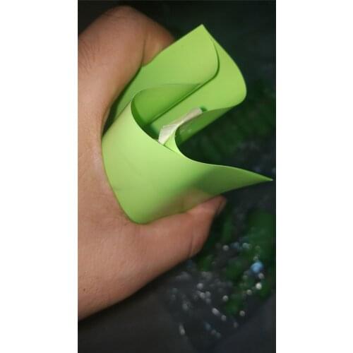 1m PVC Heat Shrink Tubing Electronic Insulation Materials Light Green For Lipo Battery Films 40/55/63/86/95/125mm Wide