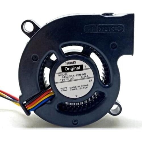 Original 100% working 4520 12V Projector Turbine Fan 04520GA-12N-AU Double Ball Blower Cooling Fan