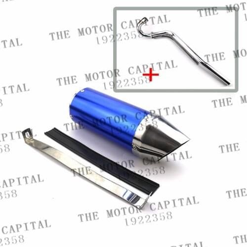 High porformance 4 colors Universal 28mm Motorcycle Exhaust Muffler Pipe for Dirt Pit Bike ATV