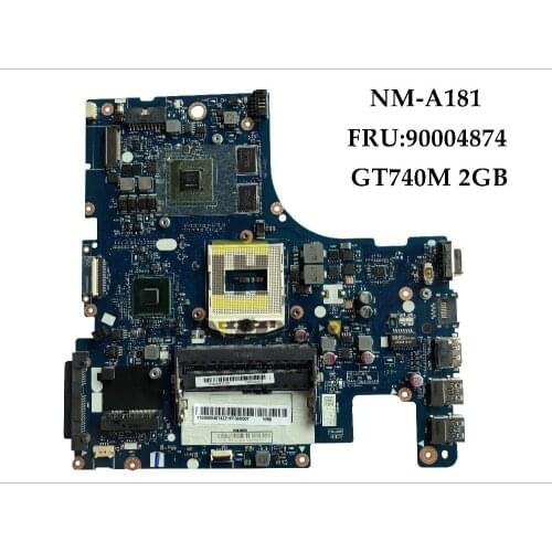High quality 90004874 FOR Lenovo Ideapad Z510 Laptop Motherboard AILZA NM-A181 HM86 PGA947 DDR3 GT740M 2GB 100% Fully Tested
