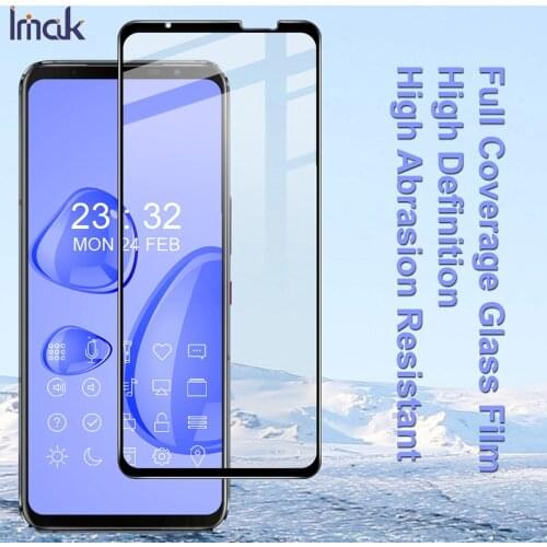 Imak Tempered Glass For Asus ROG 5 ROG Phone 5 Screen Guard Protective oleophobic Full glue