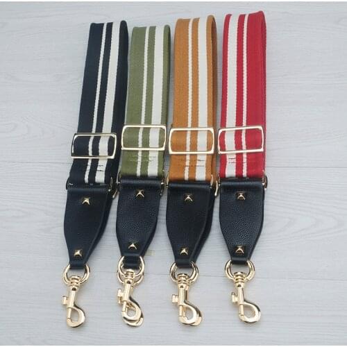 2020 Womens Bag Wide Shoulder Strap Canvas Crossbody Shoulder Bag Strap Handles Canvas Adjustable Bag Belt Accessories