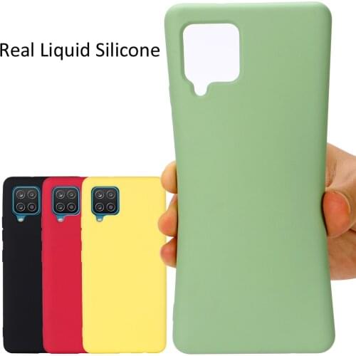 Liquid Silicone Case For Samsung Galaxy A22 Soft Gel Rubber Protector Matte Cover