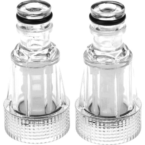 2pcs Female Quick Connector 25mm With Filter Faucet Adapter Washing Machine Faucet Joint Garden Irrigation Fittings