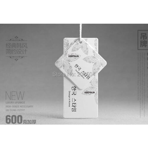 2016 customized/custom hang tags cloth printed hang tag hang tags labels for clothes/clothing personized dhx11103