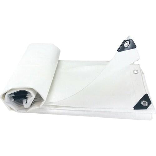 2x5m Dry Top White Waterproof Poly Tarp Cover Tarpaulin for Canopy Tent