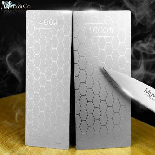 Diamond Knife Sharpening Stone 1000 600 400 Grit Kitchen Knife Sharpening Plate Whetstone GrindStone Grinder Tool Honing Set