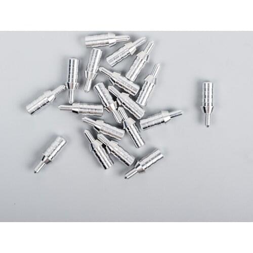 50pcs Archery Arrow Nock Pin Aluminium 3.2/4.2/6.2mm DIY Accessories for Compound Recurve Bow Hunting Archery Shooting