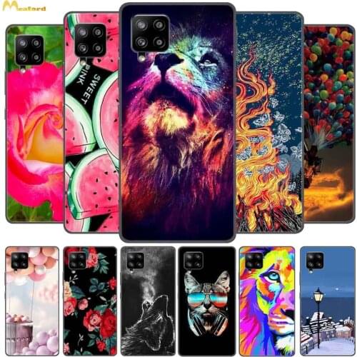 For Samsung A22 Case A225F Soft Silicone Bumpers For Samsung Galaxy A22 4G Phone Cover A 22 SM-A225F TPU Black 6.4 inch Fundas