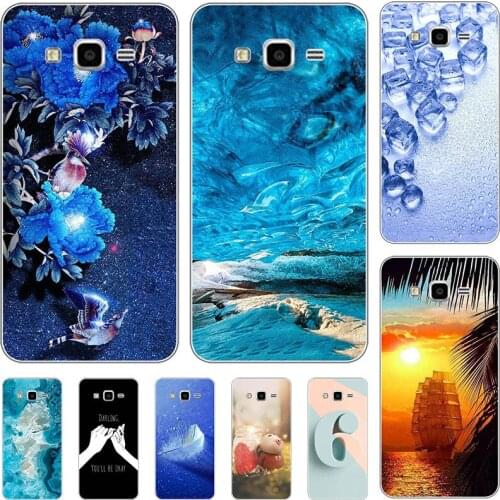 For Samsung Galaxy J2 Prime Plus G532 J2ACE G532F SM-G532F 5.0" Cover Fashion Cool Cartoon Flower Capa Soft TPU Case