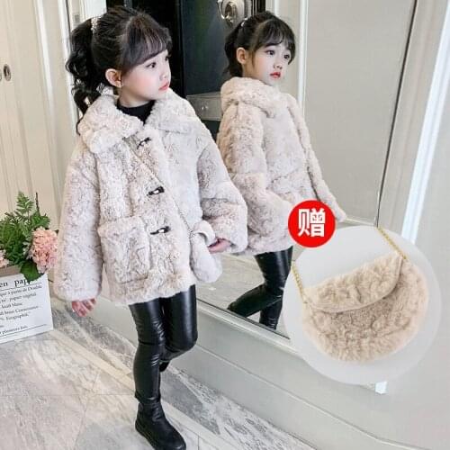 Girls Babys Coat Jacket Outwear 2021 Stylish Thicken Winter Plus Velvet Warm Cotton Fleece High Quality Childrens Clothing