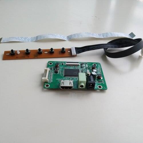 For 15.6" B156XTN04.4/5 1366X768 panel monitor HDMI LCD LED EDP CABLE mini Controller board kit display
