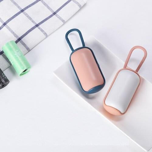 Pet Poop Bags Dispenser Dogs Cats Outdoor Trash Pick Up Bags Box New Oortable ABS Material Pet Storage Box