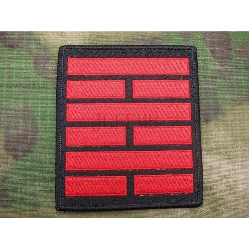 G.I.JOE Snake Eyes Ninja Clan Red & Silver Logo Embroidered patch B2527