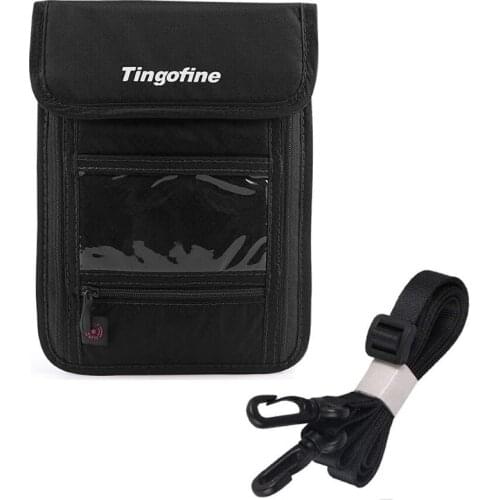 RFID Blocking Passport Holder Wallet with Neck Stash Pouch for Traveling Security Waterproof Credit ID Card Pouch Men Women