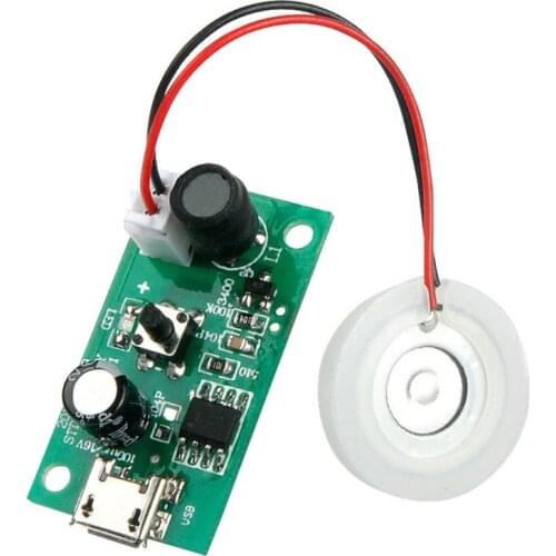 Mini Air Humidifier Mist Maker USB Atomizer Transducer Atomization Piece DIY Accessories and PCB Drive Circuit Board Module U1JE