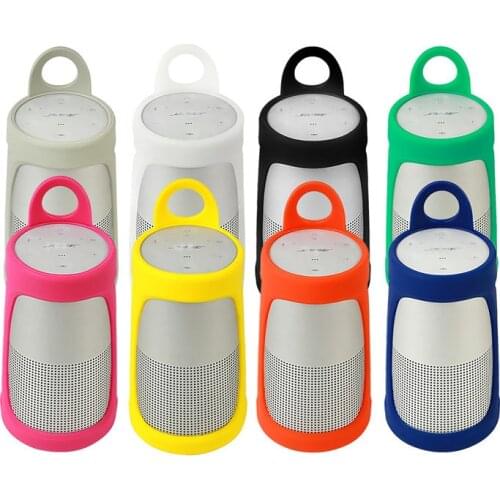 Soft Silicone Case for Bose Soundlink Revolve Bluetooth Speaker Portable Protective Anti-slip Speaker Cover Case