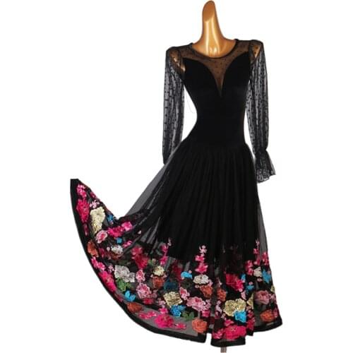 New ballroom dance competition dress dance ballroom waltz dresses standard dance dress women ballroom dress MQ258