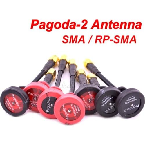 Pagoda 2 pagoda-2 5.8GHz FPV Antenna SMA & RP-SMA Plug Connector for RC FPV Racing Drone Quadcopter Wizard X220S
