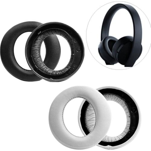 Poyatu CUHYA-0080 Earpads For Sony PlayStation Gold Wireless Headset 2018 Headphone PS4 Replacement Earpad Ear Pad Cushion Cups