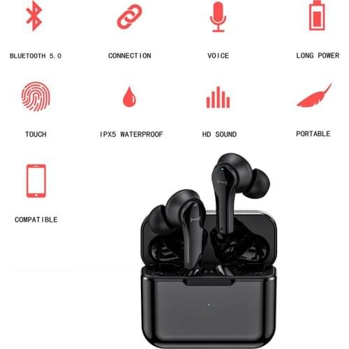 Noise-canceling Lenovo QT82 Wireless Bluetooth Earphones IPX5 Waterproof Headphones Touch Control Voice Calls Sport Headset