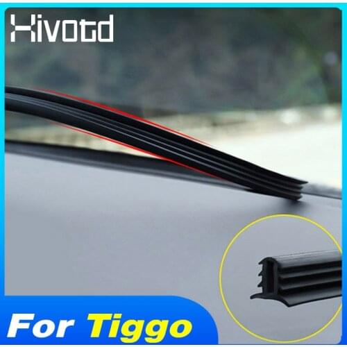 Hivotd Dashboard Soundproof Strip Trim Car Styling Accessories Interior Anti-dust Edge Strip Cover Decoration For Chery Tiggo 4