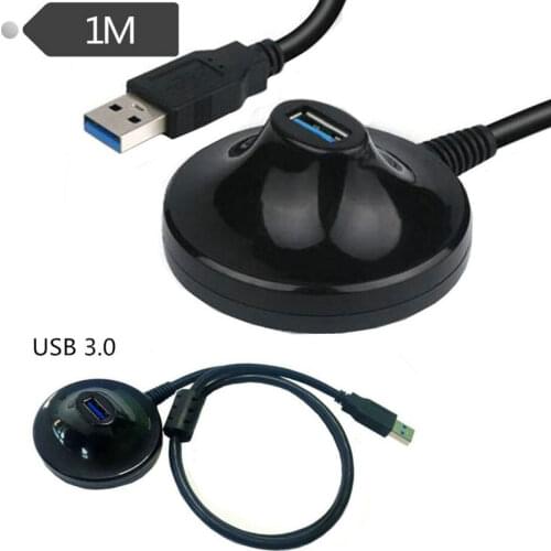 USB 3.0 type-A male to Female USB Extension Dock station Cradle base stand docking cable 1M