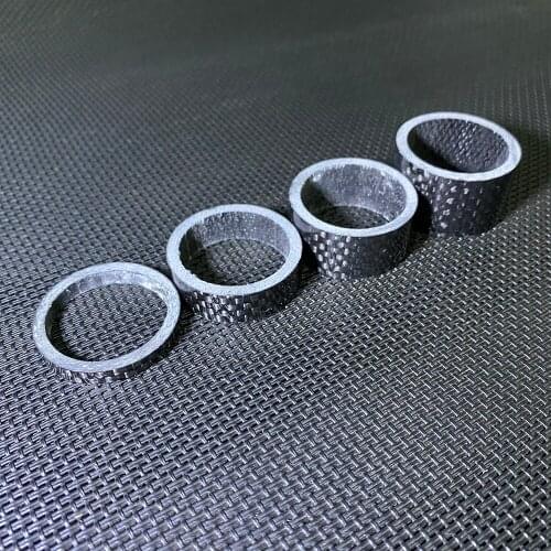 Greatin Cycles Carbon Bike Stem Spacer Washer 4pcs 5/10/15/20 mm Headset Bicycle Spacer Kit for Bike Fix Refit