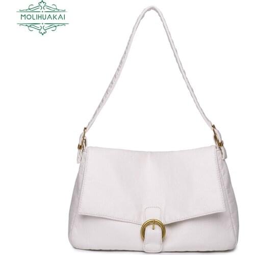 Retro Large Capacity Conventional Handbag Ladies Luxury Fashion Design Girl Shoulder Bag High Quality PU Leather Girl Casual Bag