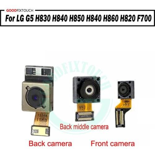 100% tested ok For LG G5 H830 H840 H850 H840 H860 H820 F700 Back Rear Camera with front small camera Module Replacement part