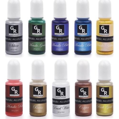 10ML Epoxy Resin Diffusion Pigment 3D Blooming Colorant Dye Liquid Epoxy Color Pigments Starry Sky Effect Resin Jewelry Making