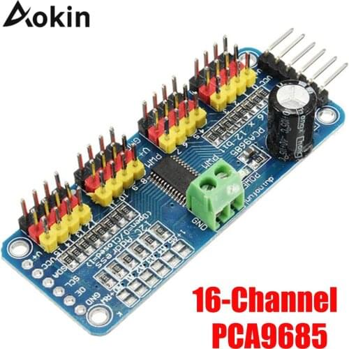 16 Channel 12-bit PWM/Servo Driver-I2C interface PCA9685 module for arduino Robot Raspberry pi shield module servo shield