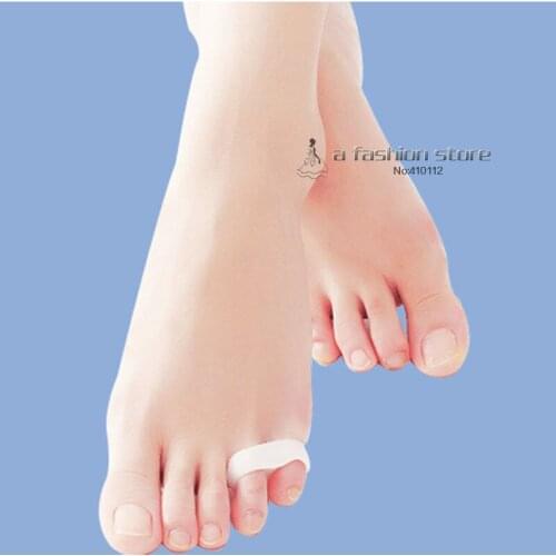 2 pcs LittleToe Pinkie Thumb For Daily Use Hallux Valgus Silicone Gel Toe Bunion Guard Foot Care Little Toe Separator X-13002