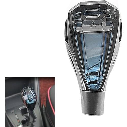 Car Universal LED Crystal Handles Automatic Gear Shift Knob Lever Stick Head for Toyota Honda Hyundai Nissan
