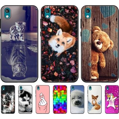 For Honor 8S Case On Honor 8S Prime Soft Silicon Cover For Huawei Honor 8S 2020 KSE-LX9 Honor8S 8 S Back 5.71'' black tpu case