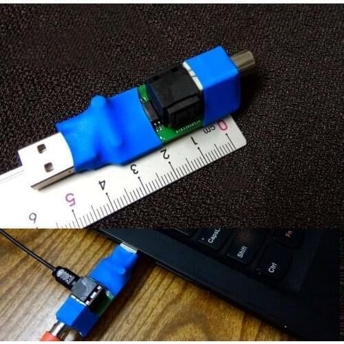 DYKB USB to digital coaxial fiber output USB to SPDIF For USB A input DAC Decoder Board WIN7 WIN10 PHONE
