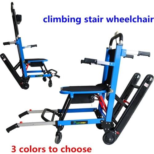 Electric stair climbing wheelchair intelligent up and down stair car folding light stair climber automatic old man up and down b